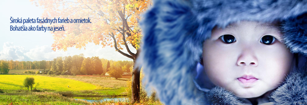 �irok� paleta fas�dnych farieb a omietok. Bohat�ia ako farby na jese�.