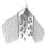 Roh PVC so sie�kou 8x12 mm 2,5 m